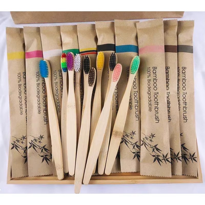 Bamboo Toothbrush - 5-30 Buah Sikat Gigi Bambu Sikat