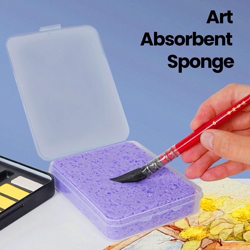 Eco Sponge - Spons Pembersih Lukisan Pigmen Cat Air