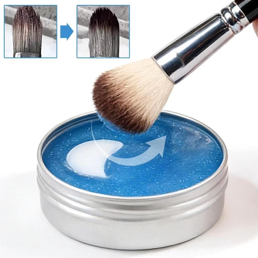 Eco Sponge - dengan Sabun Pembersih Kuas Rias Berbahan