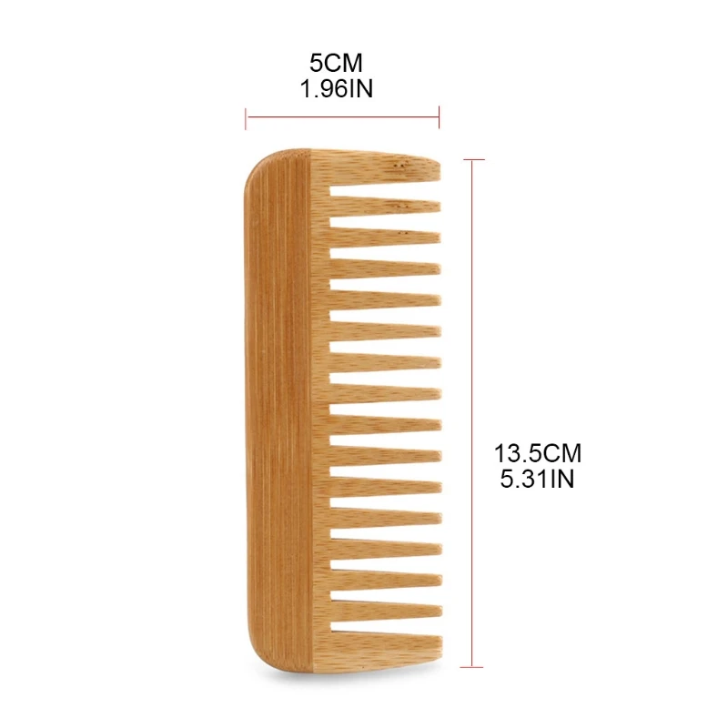 Sisir Bergigi Lebar Bambu Alam - Bamboo Toothbrush ulasan dan harga