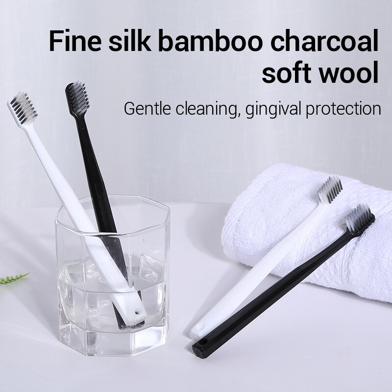 10 buah sikat gigi lembut pria - Bamboo Toothbrush ulasan dan harga