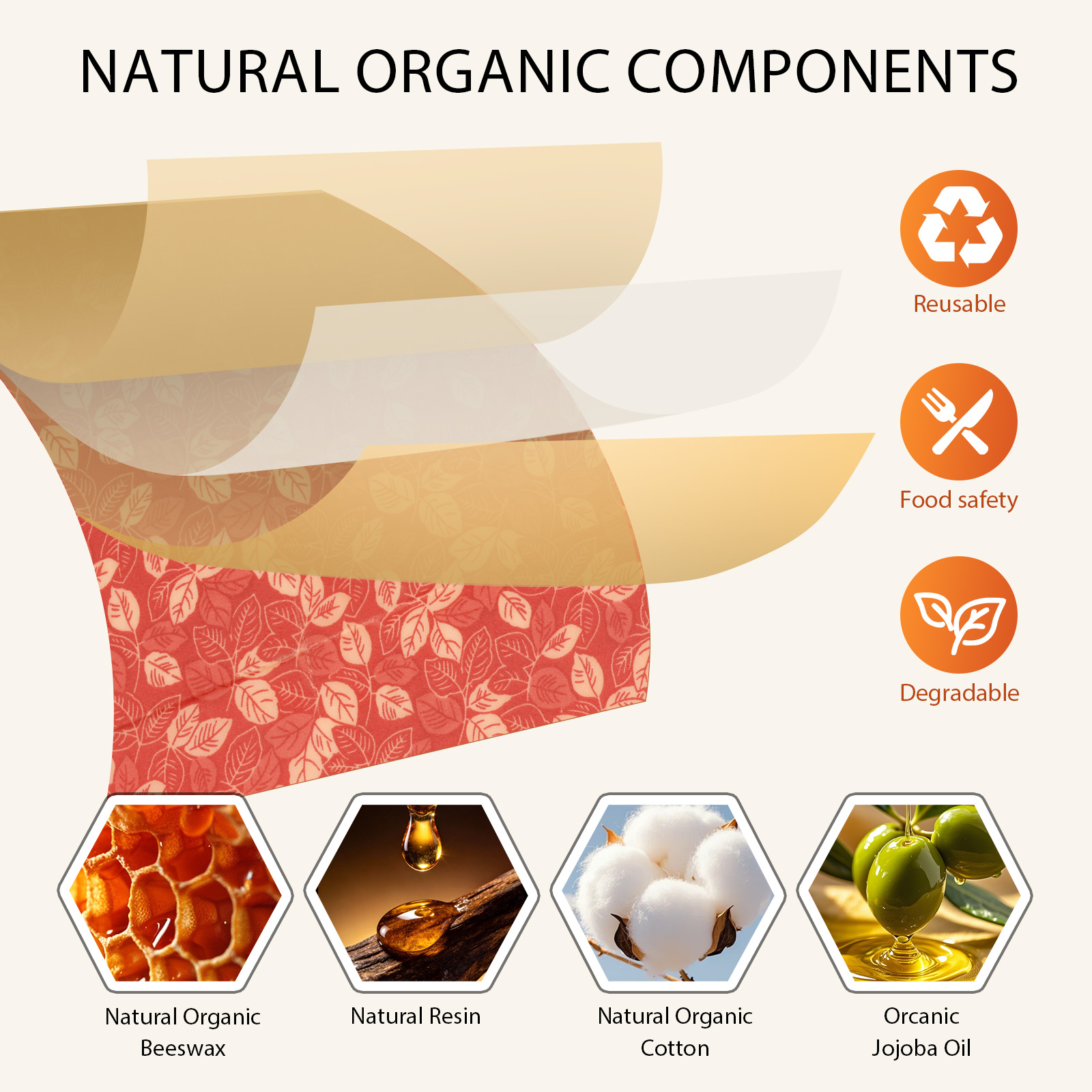 11Pcs Pembungkus Makanan dari  - Beeswax Wrap ulasan dan harga