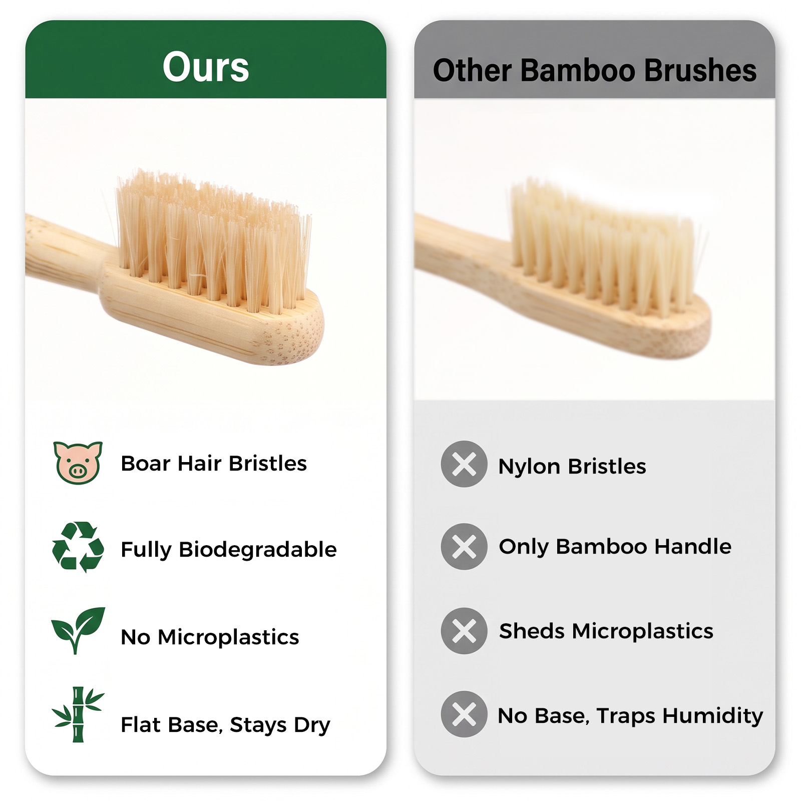 12 Buah Set Sikat Gigi Bambu A - Bamboo Toothbrush ulasan dan harga