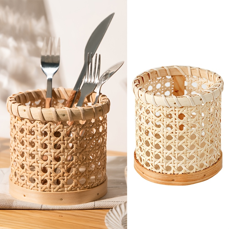 1 Buah Tempat Peralatan Makan  - Bamboo Cutlery ulasan dan harga
