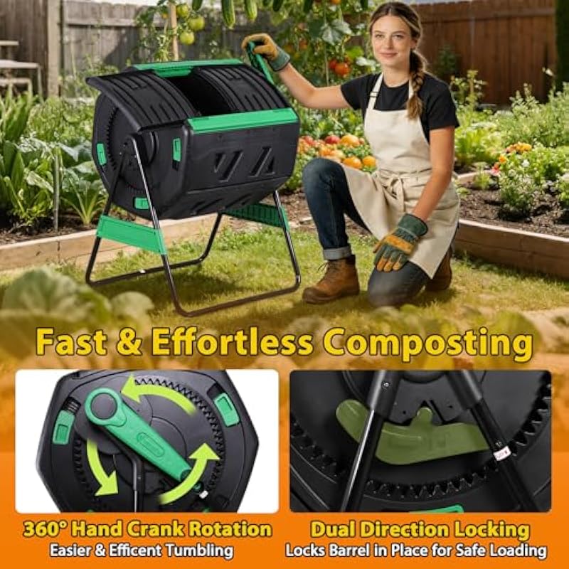 Tempat Sampah Kompos Berputar  - Compost Bin ulasan dan harga