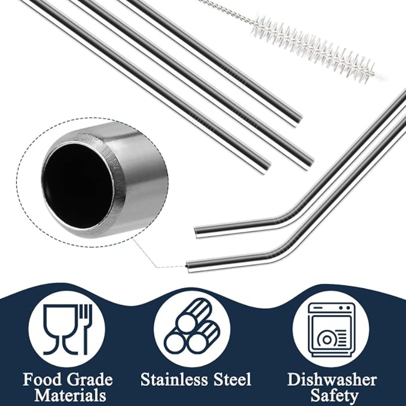 3 buah sedotan logam baja taha - Reusable Straw ulasan dan harga