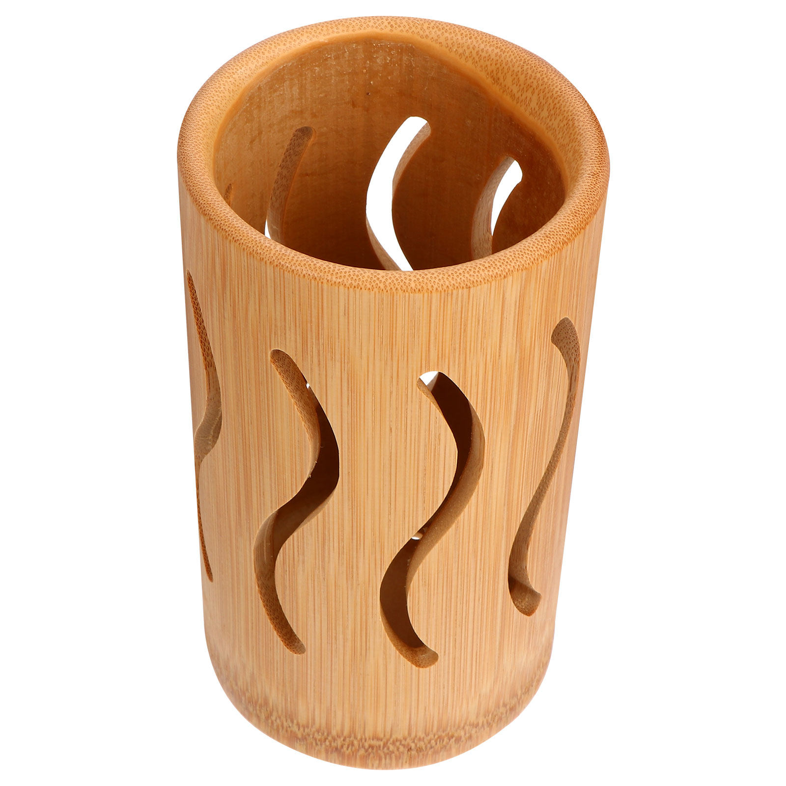 Rak Penyimpan Peralatan Makan  - Bamboo Cutlery ulasan dan harga