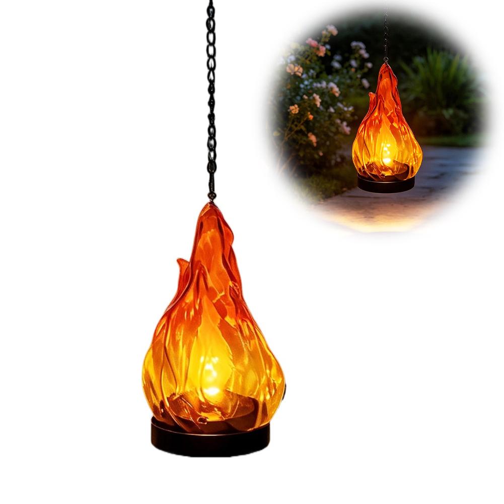 Lampu Lentera Gantung Api Sury - Solar Garden Light ulasan dan harga