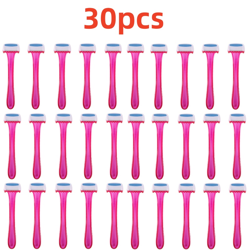 -5-30 Buah Pisau Cukur Wanita  - Safety Razor Handle ulasan dan harga