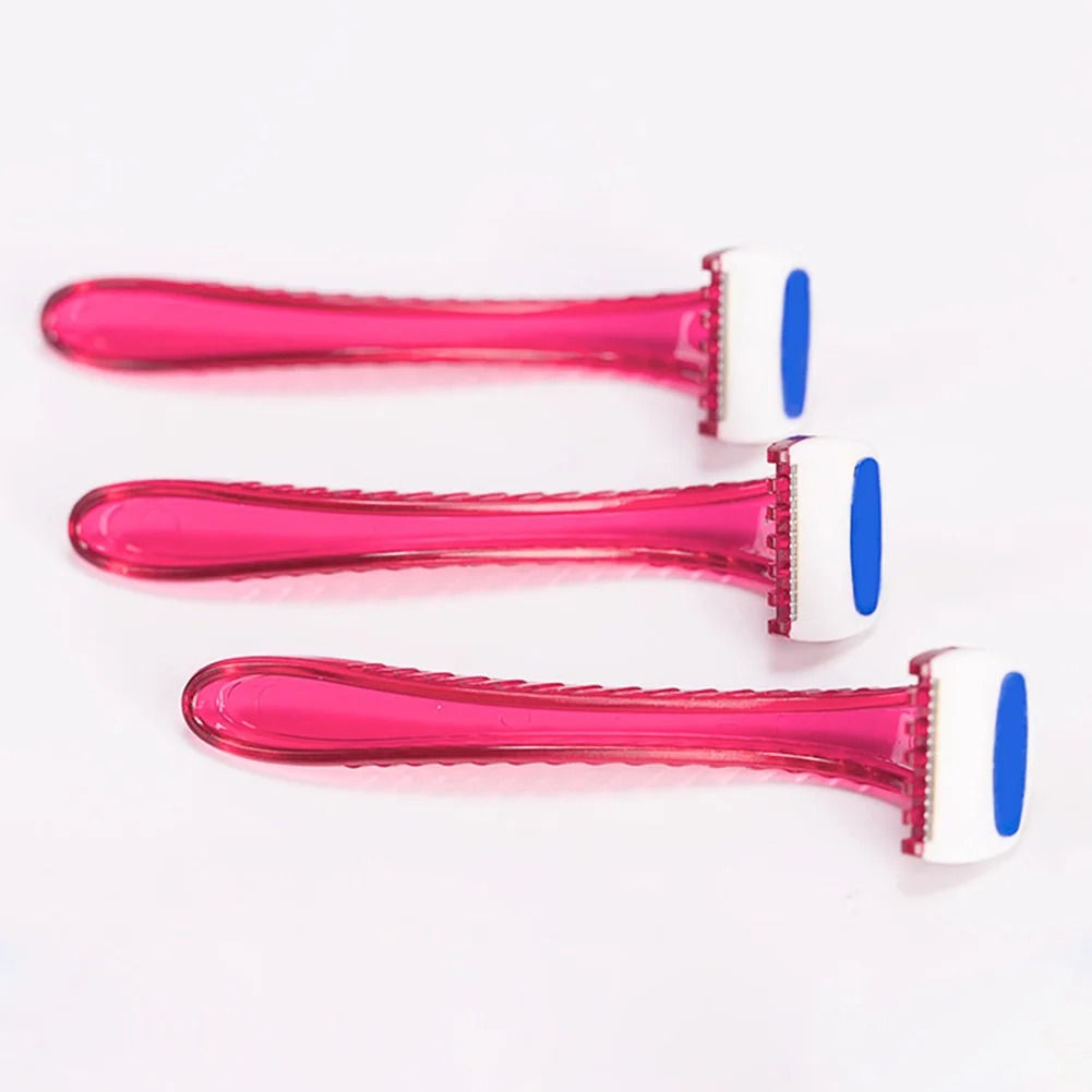 -5-30 Buah Pisau Cukur Wanita  - Safety Razor Handle ulasan dan harga